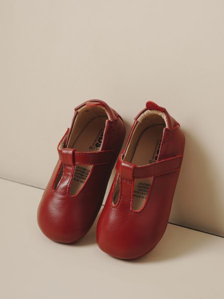 Giày búp bê tập đi kidsclub đỏ KC0018 – KID’S CLUB (2)