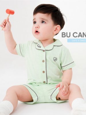 Bộ ngắn tay Pyjamas – Bambus – BU Baby