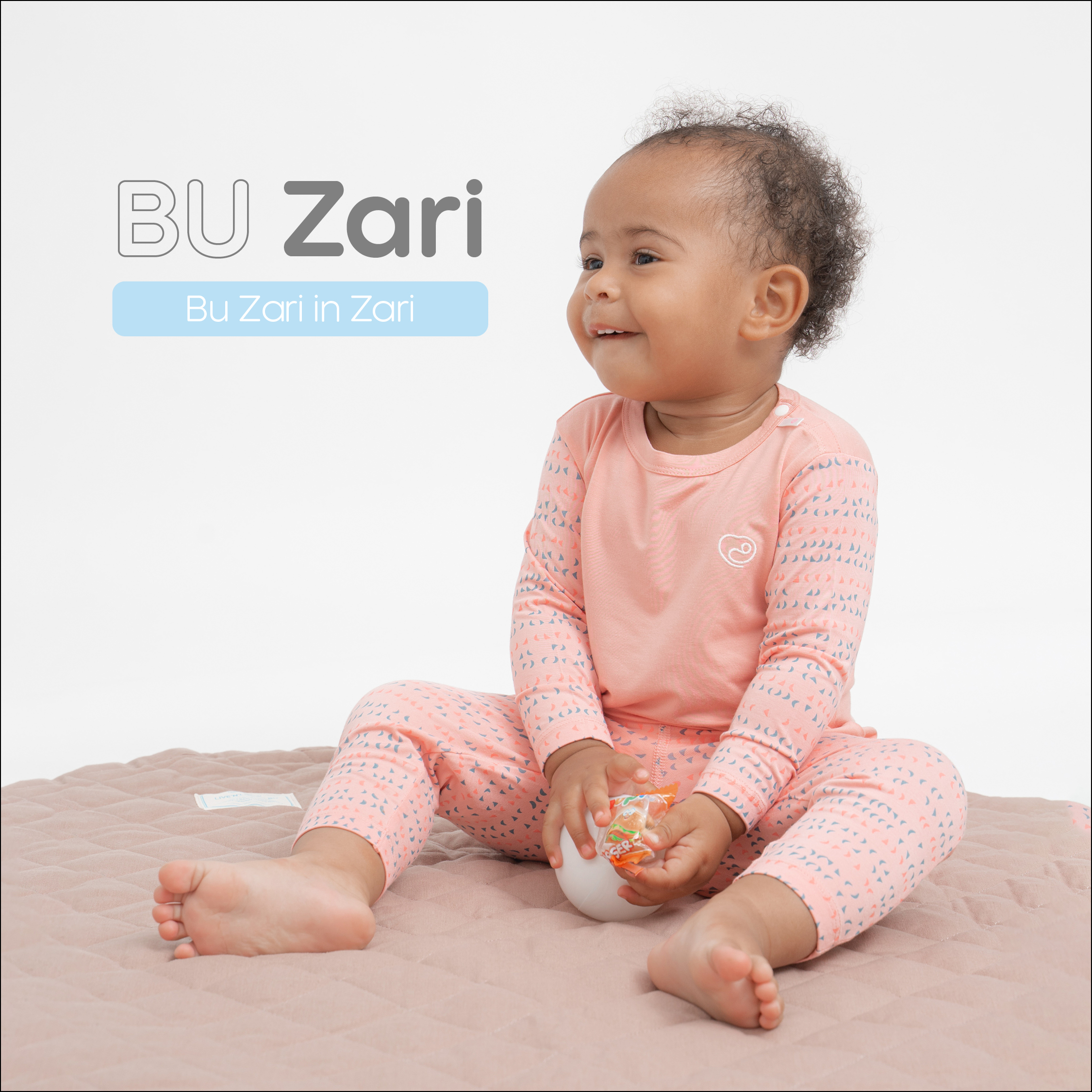 Bộ dài tay cổ tròn Bambus Zari- BU Baby